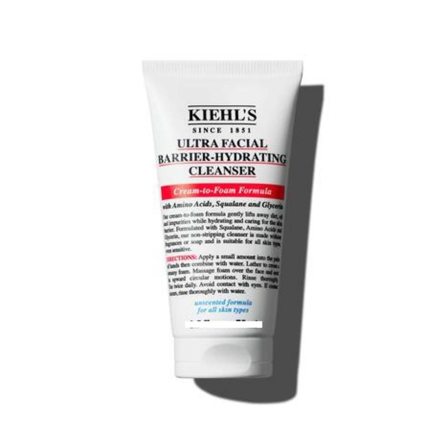 LIMPIADOR FACIAL HIDRATANTE KIEHLS ULTRA FACIAL BARRIER-HYDRATING CLEANSER - 30 ML - 1