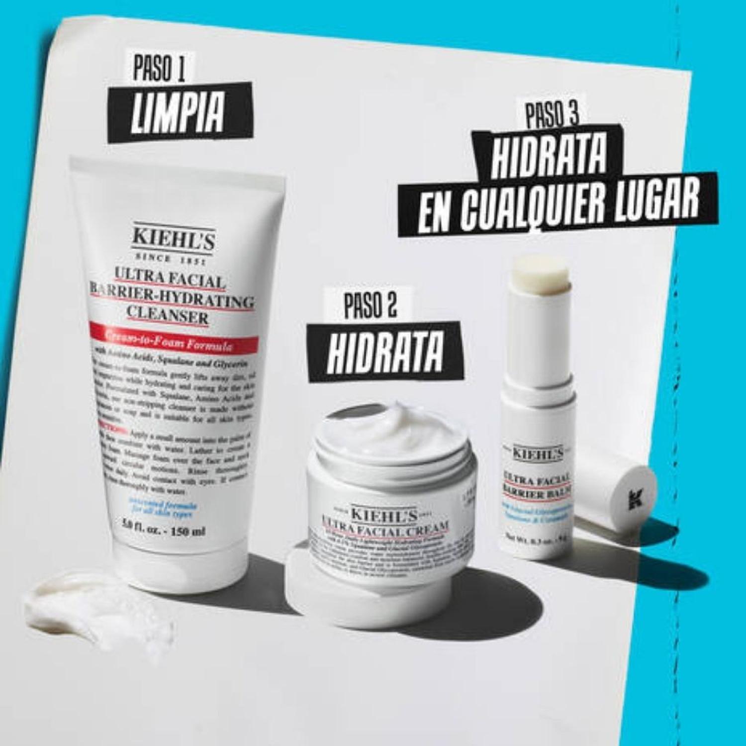 LIMPIADOR FACIAL HIDRATANTE KIEHLS ULTRA FACIAL BARRIER-HYDRATING CLEANSER - 30 ML - 6