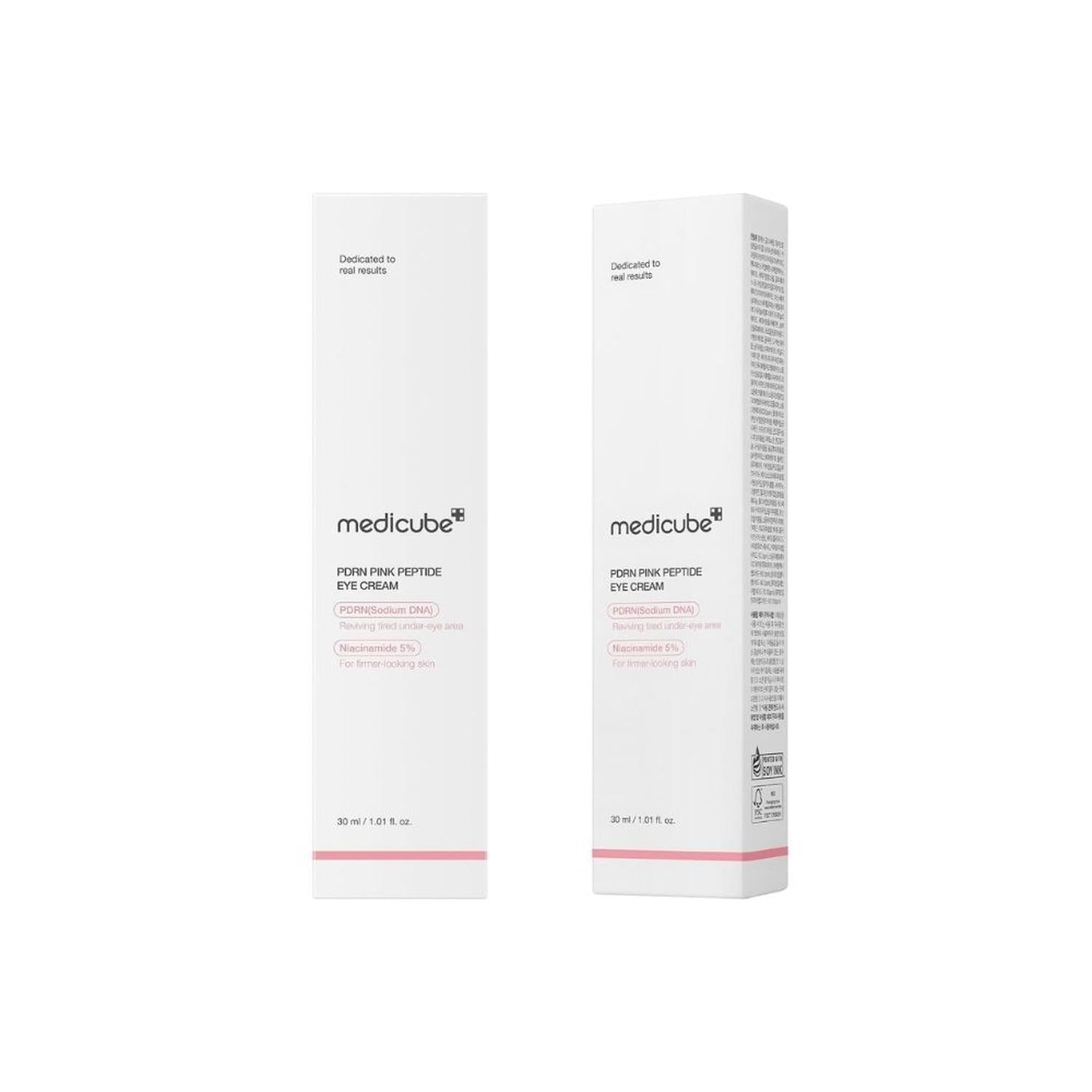 SÉRUM PARA OJOS MEDICUBE CON ADN DE SALMÓN, PDRN Y PÉPTIDOS ROSAS - 30 ML - 2