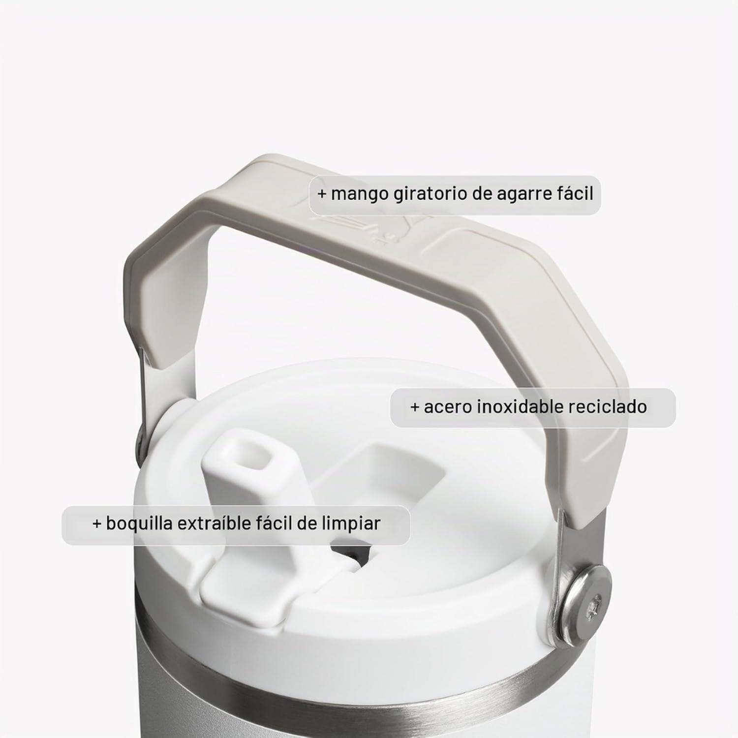 VASO DE ACERO INOXIDABLE STANLEY ICEFLOW 2.0 20 OZ - LILAC - 5