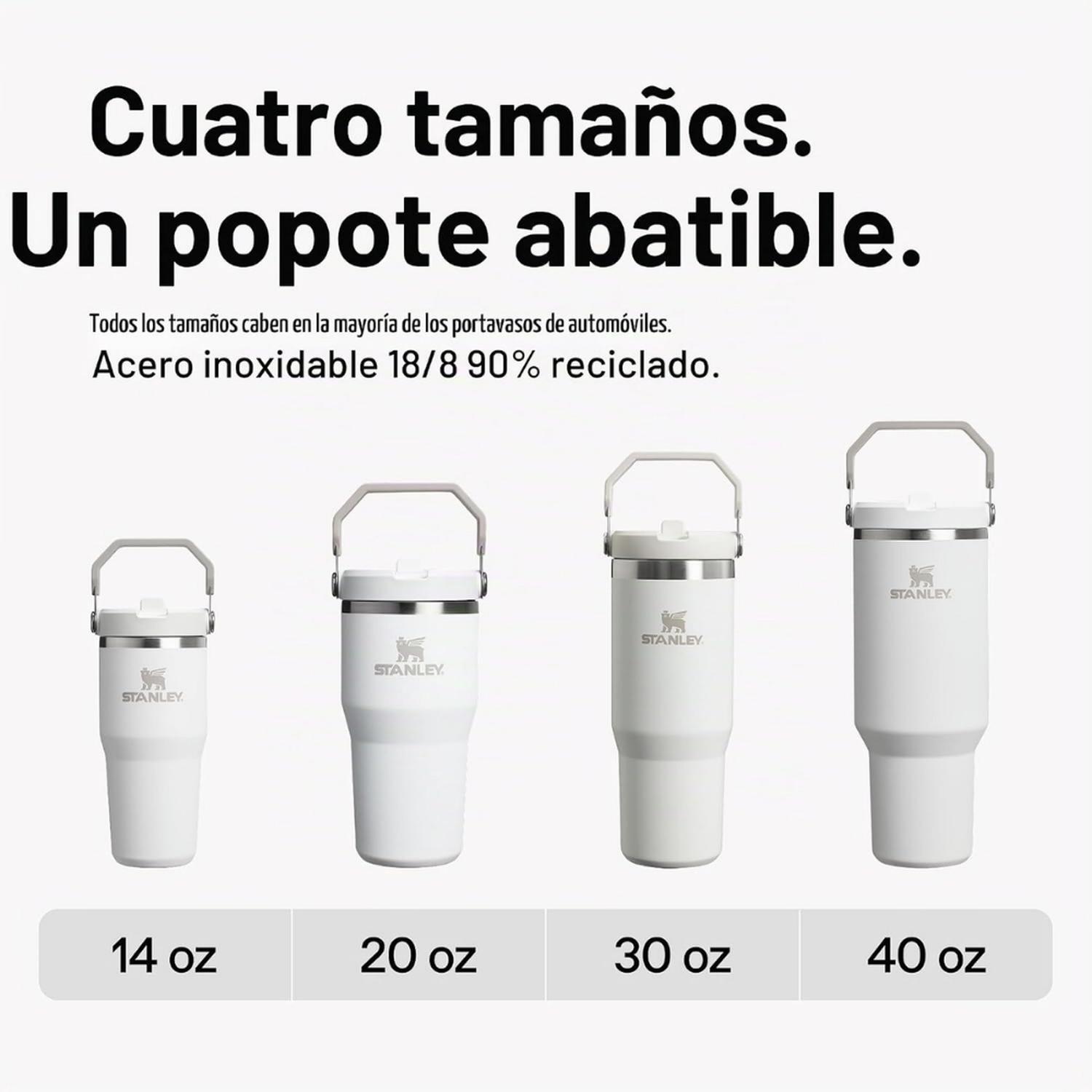VASO DE ACERO INOXIDABLE STANLEY ICEFLOW 2.0 20 OZ - LILAC - 7