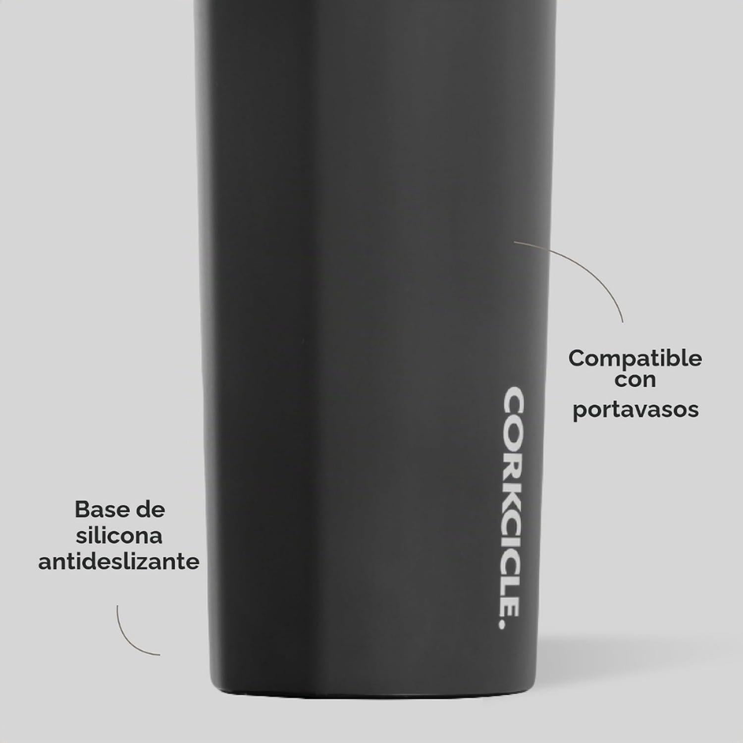 BOTELLA ACERO INOX CORKCICLE CANTEEN 16 OZ - NEGRO - 4
