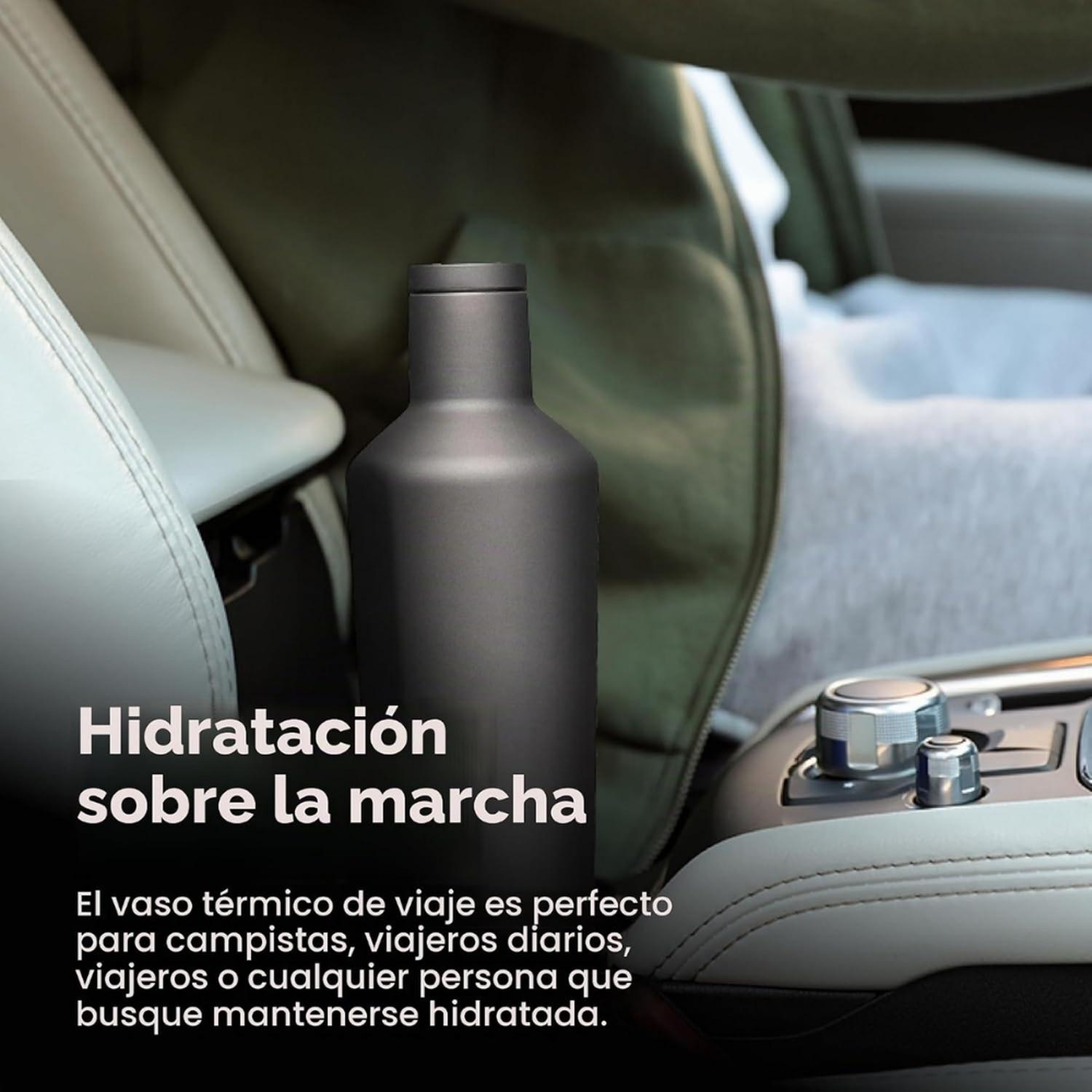 BOTELLA ACERO INOX CORKCICLE CANTEEN 16 OZ - NEGRO - 6