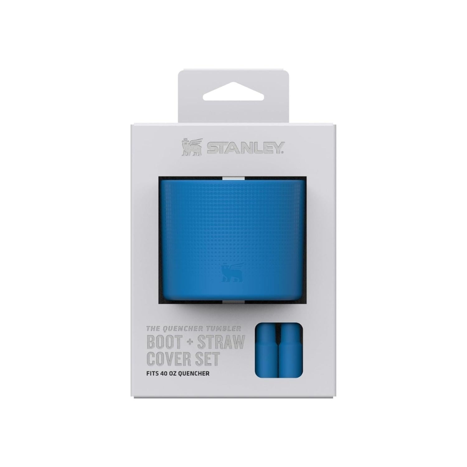 PROTECTOR DE SILICONA ANTIDESLIZANTE STANLEY PARA VASOS 40 OZ - AZURE - 1