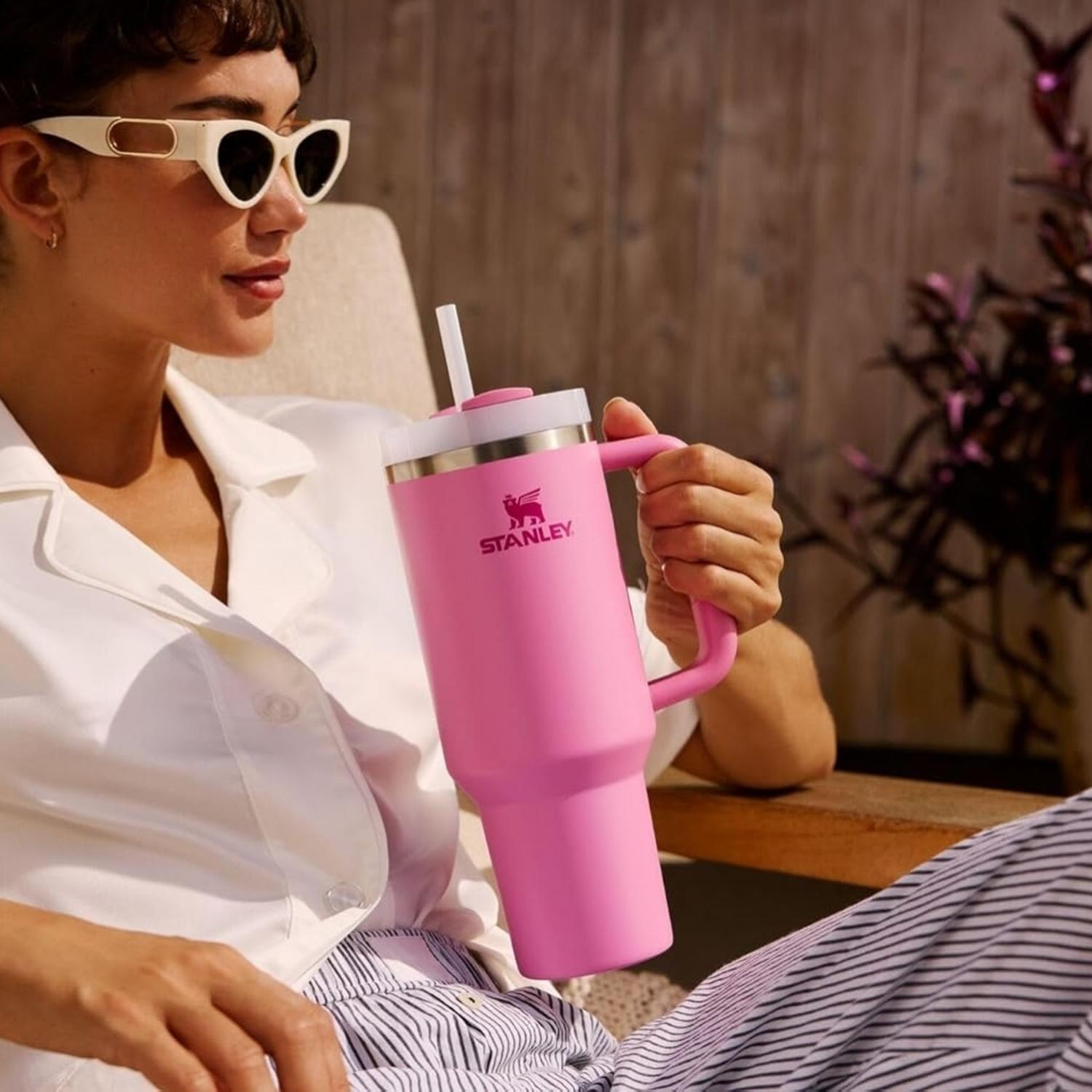 TUMBLER STANLEY QUENCHER H2.0 30 OZ - CHERRY BLOSSOM - 4