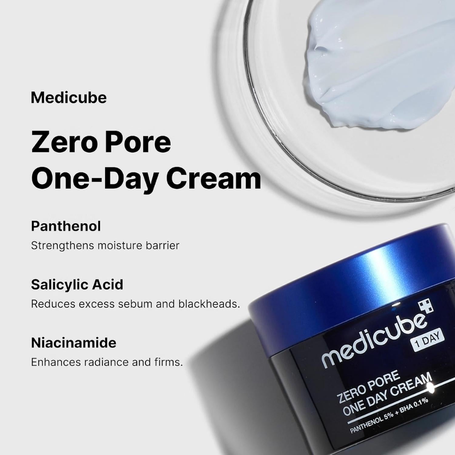 CREMA DE UN DÍA MEDICUBE ZERO PORE ONE DAY CREAM - 4