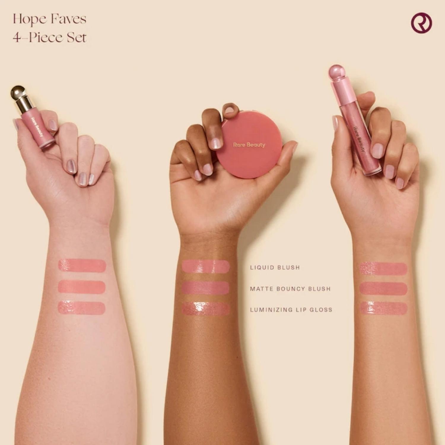 SET RARE BEAUTY HOPE FAVES - 4 PZS - 4