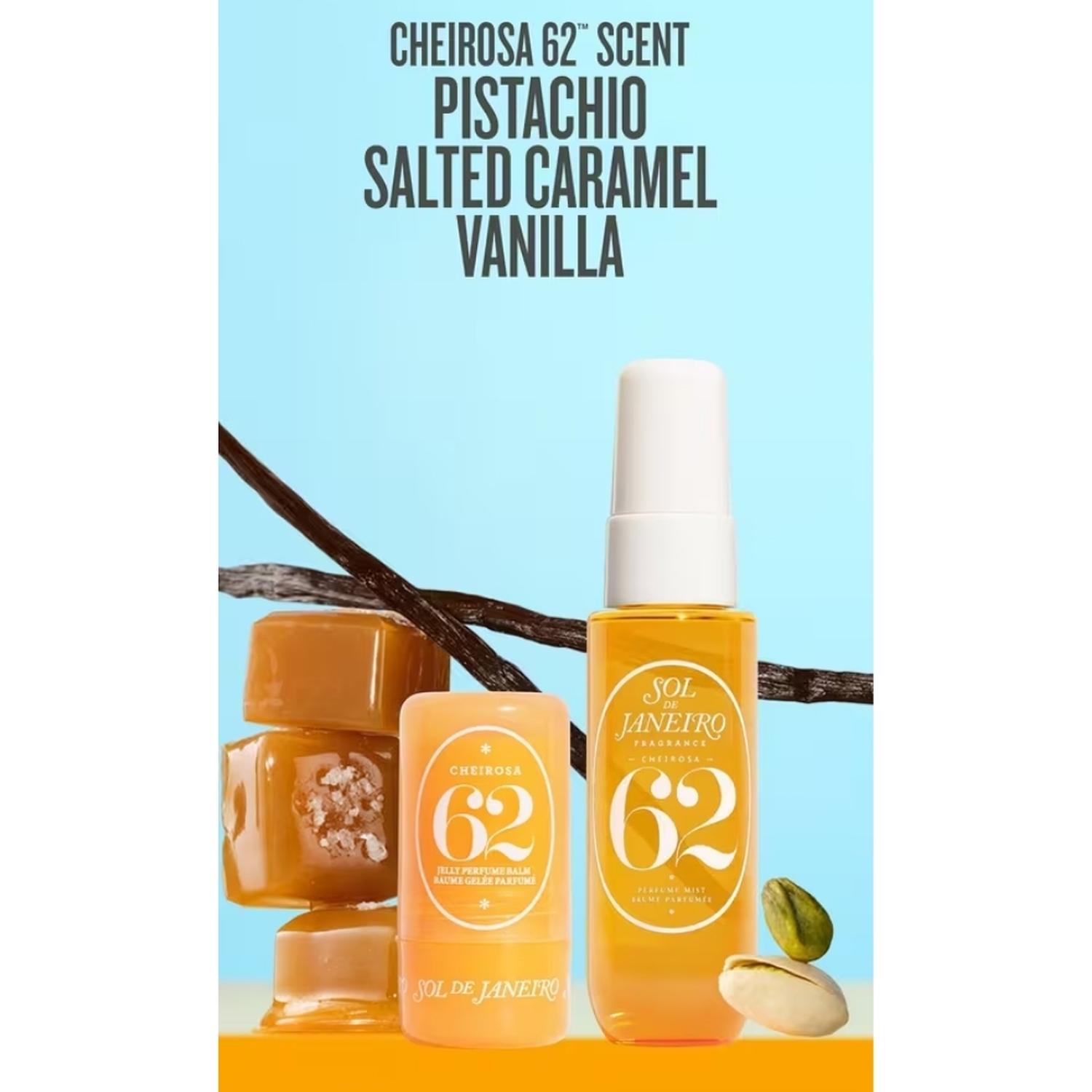 SET SOL DE JANEIRO JELLY PERFUME BALM + MIST 30 ML - CHEIROSA 62 - 2