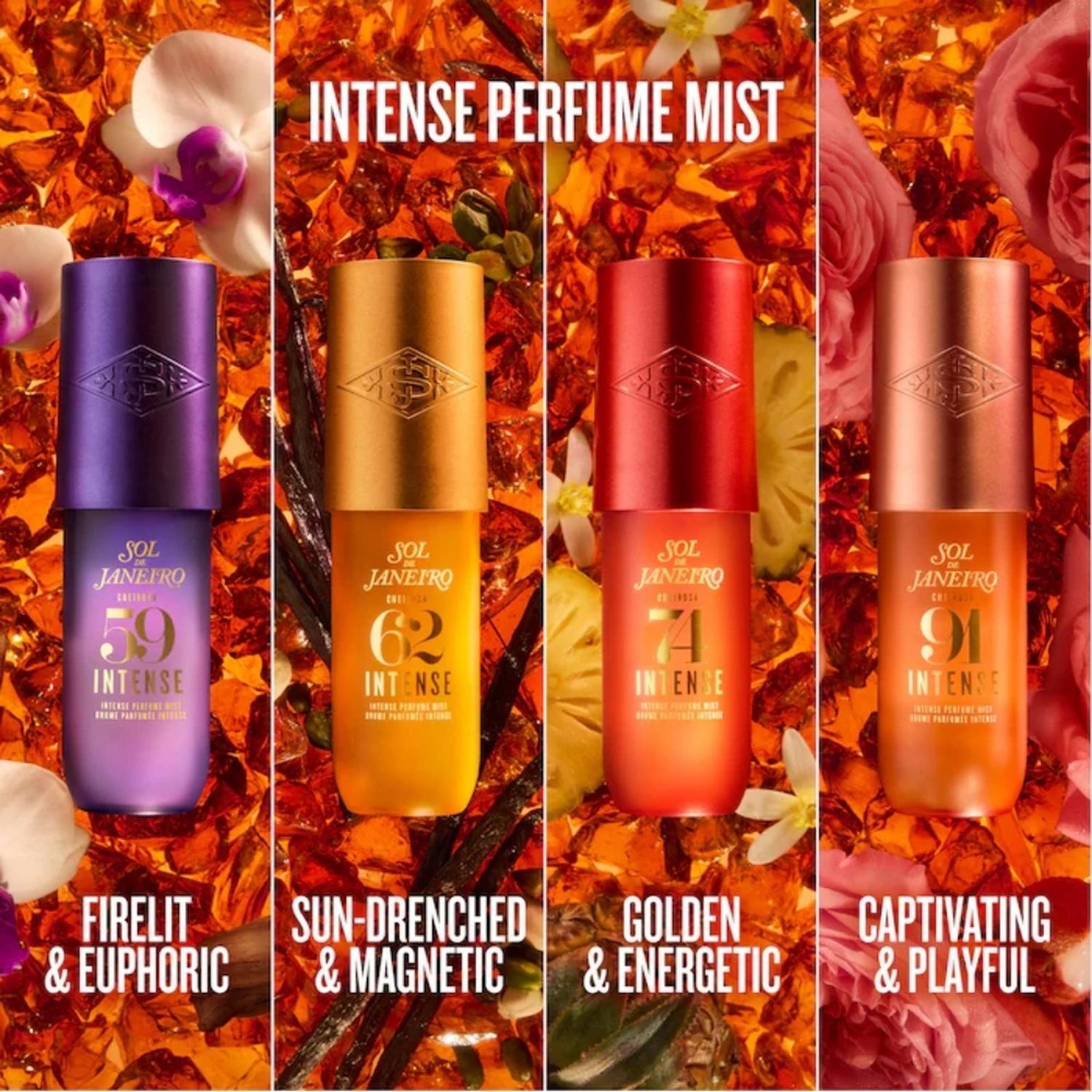 PERFUME MIST CHEIROSA 62 INTENSE SOL DE JANEIRO - 90 ML - 6