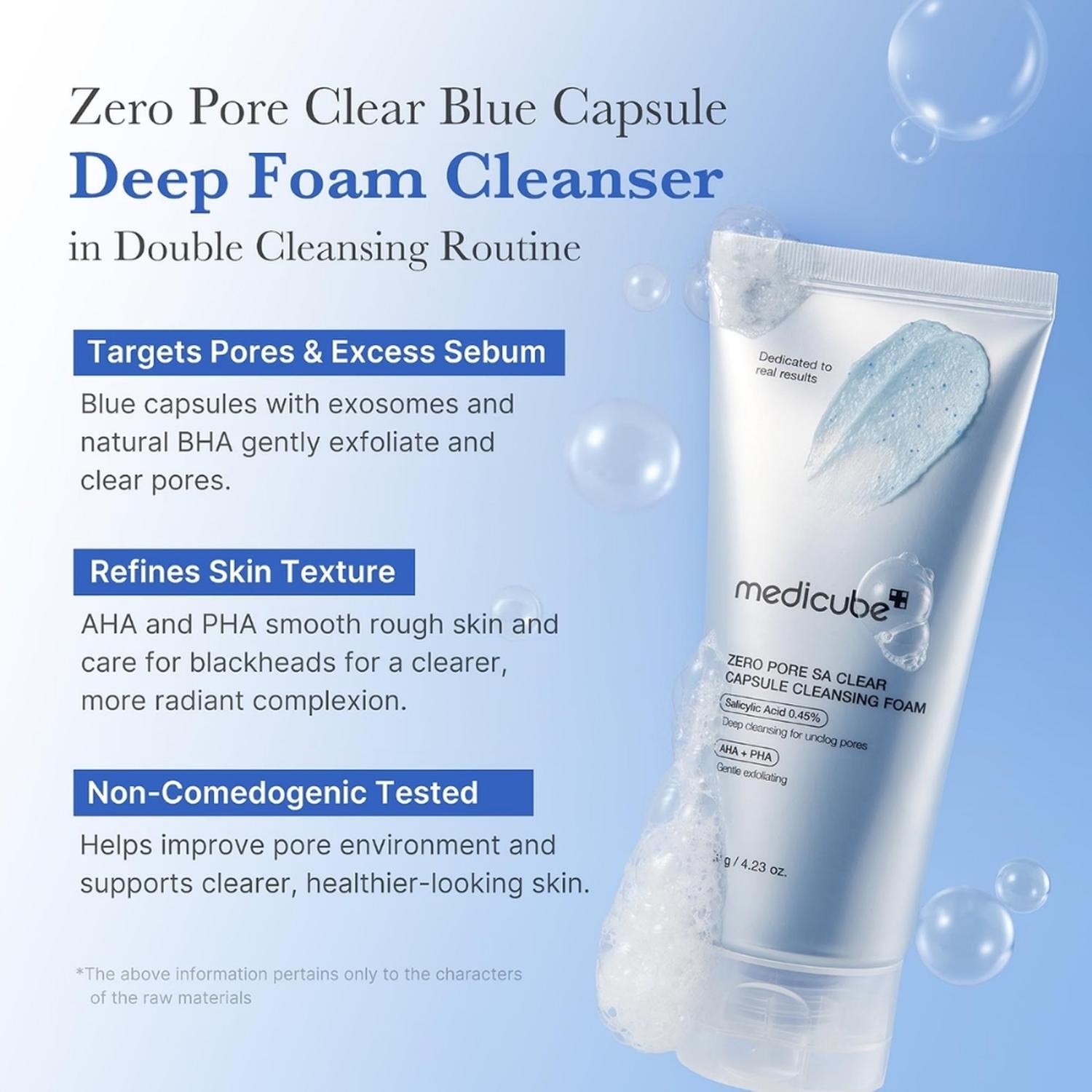 LIMPIADOR PROFUNDO FACIAL ZERO PORE CLEAR CON AHA, BHA Y PHA -120G - 2