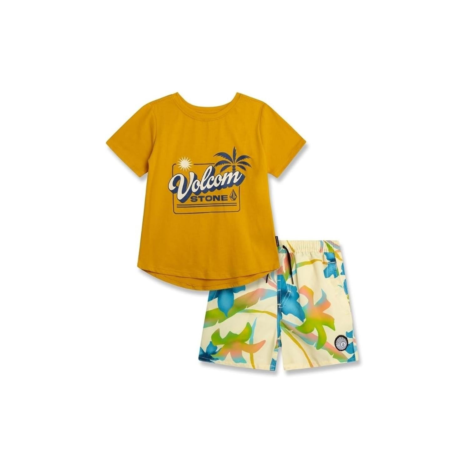 CONJUNTO VOLCOM POLO LICRA Y ROPA DE BAÑO BOARDSHORT - BEBES - 1