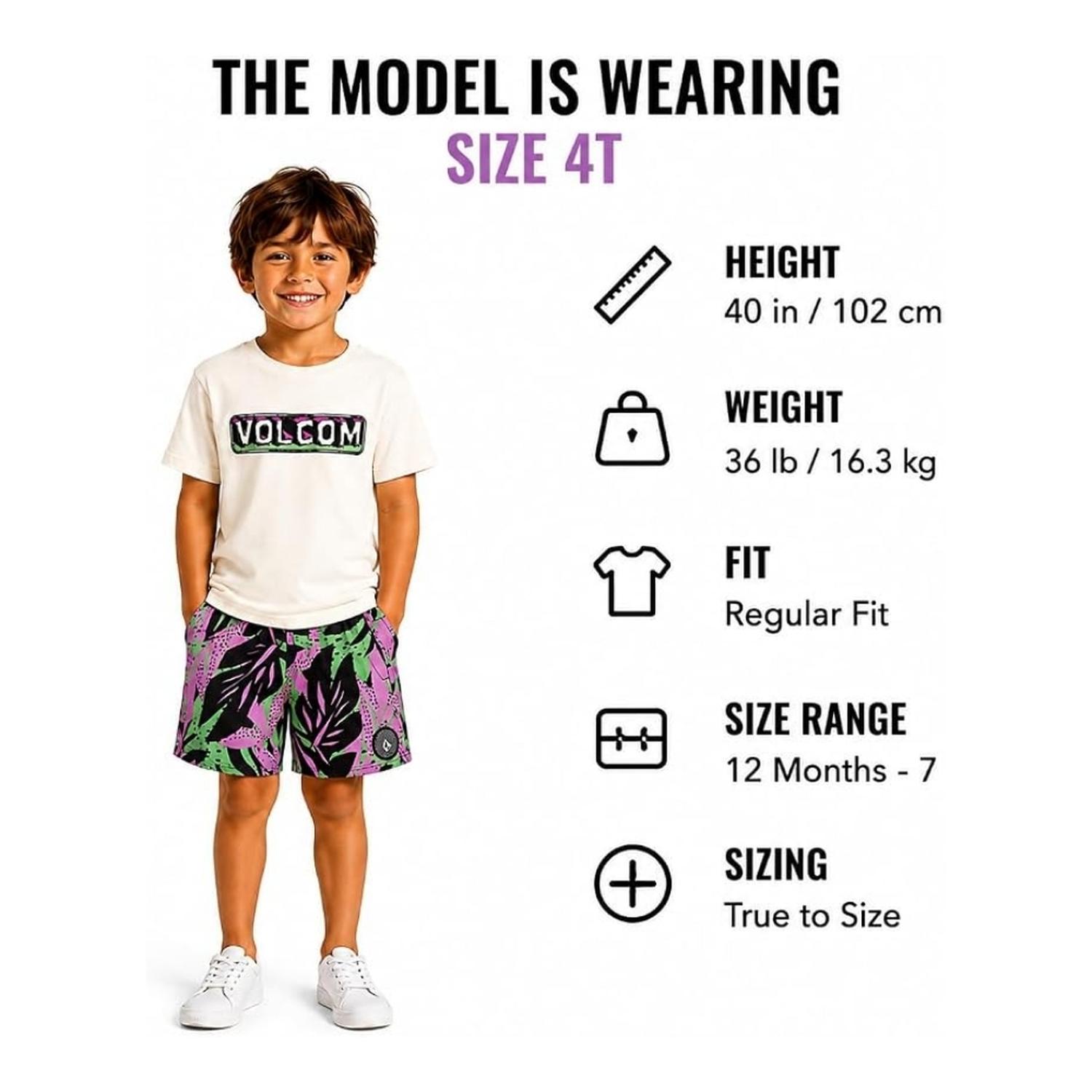 CONJUNTO NIÑOS VOLCOM POLO Y ROPA DE BAÑO BOARDSHORT - 4