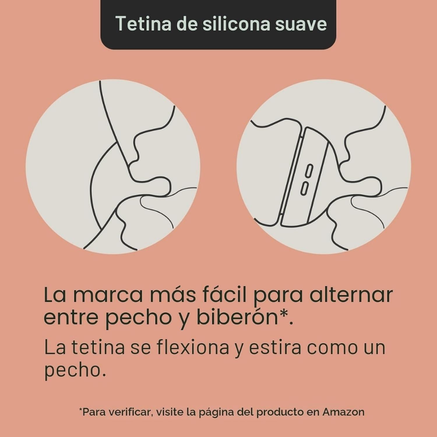 SETX2 BIBERONES TOMMEE TIPPEE 9OZ FUJO LENTO - 4