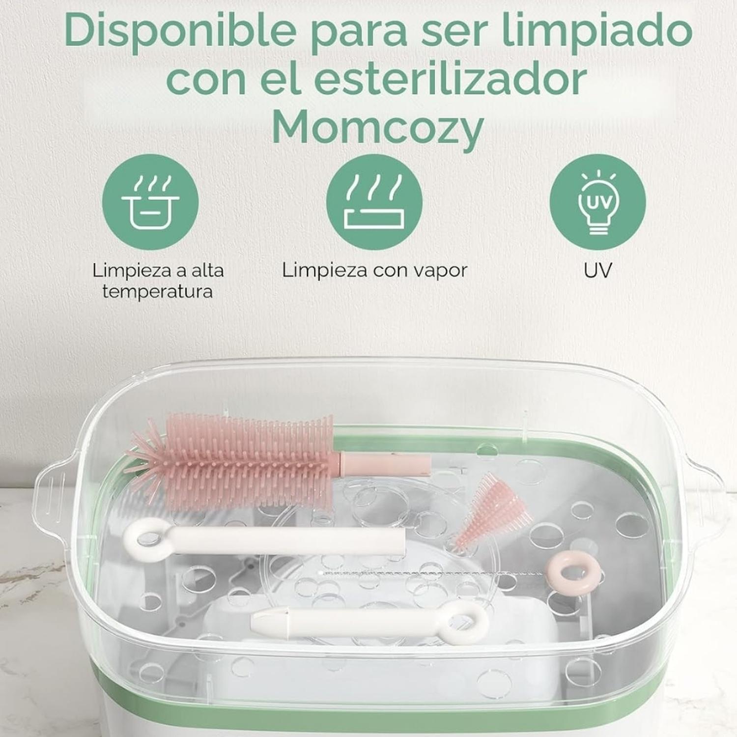JUEGO DE CEPILLOS PARA BIBERONES MOMCOZY 7 EN 1 - 4
