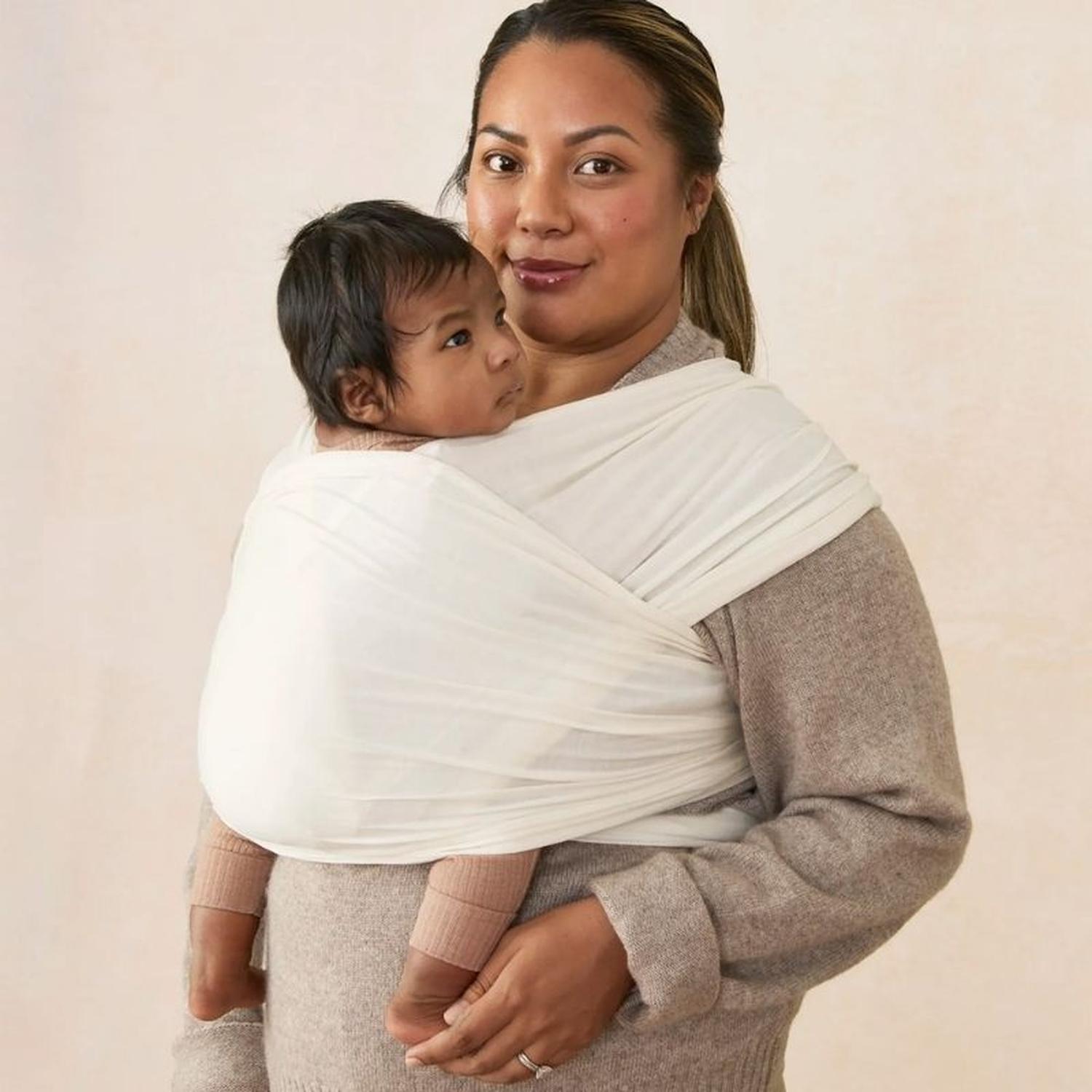 PORTABEBES TIPO FULAR ERGOBABY AURA - BEIGE - 4