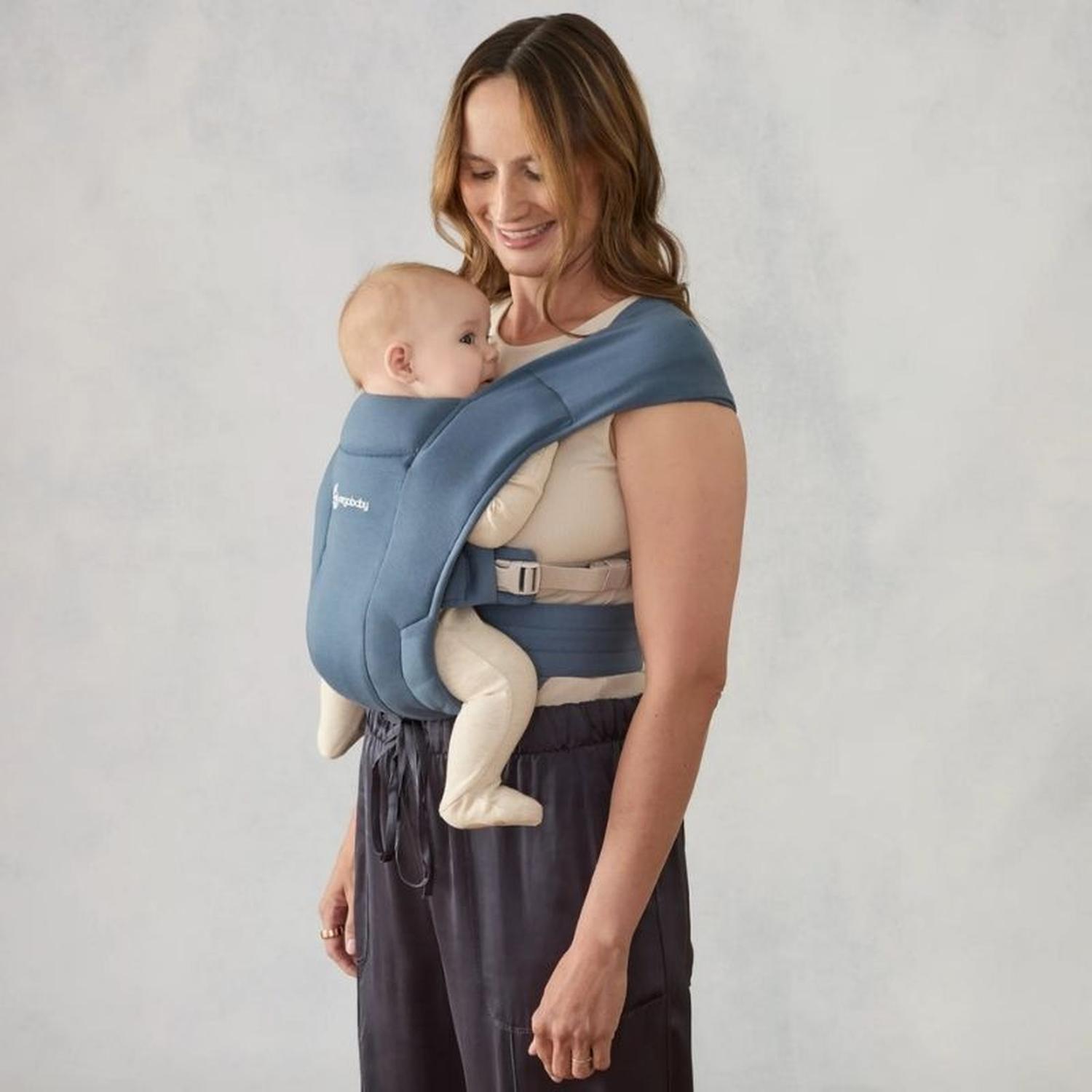 PORTABEBES ERGOBABY 0-12M EMBRACE - OXFORD BLUE - 2