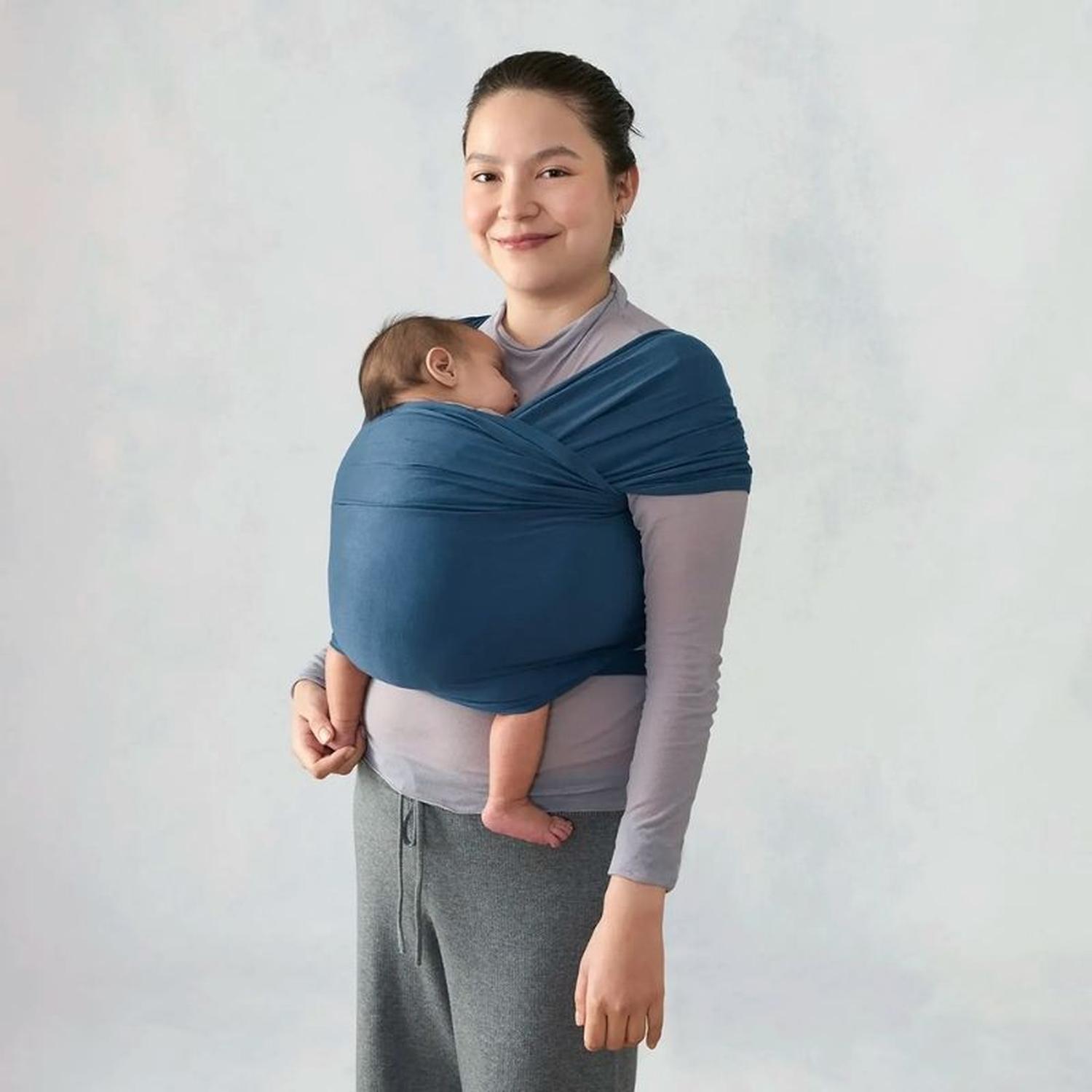 PORTABEBES TIPO FULAR ERGOBABY AURA - AZUL - 2