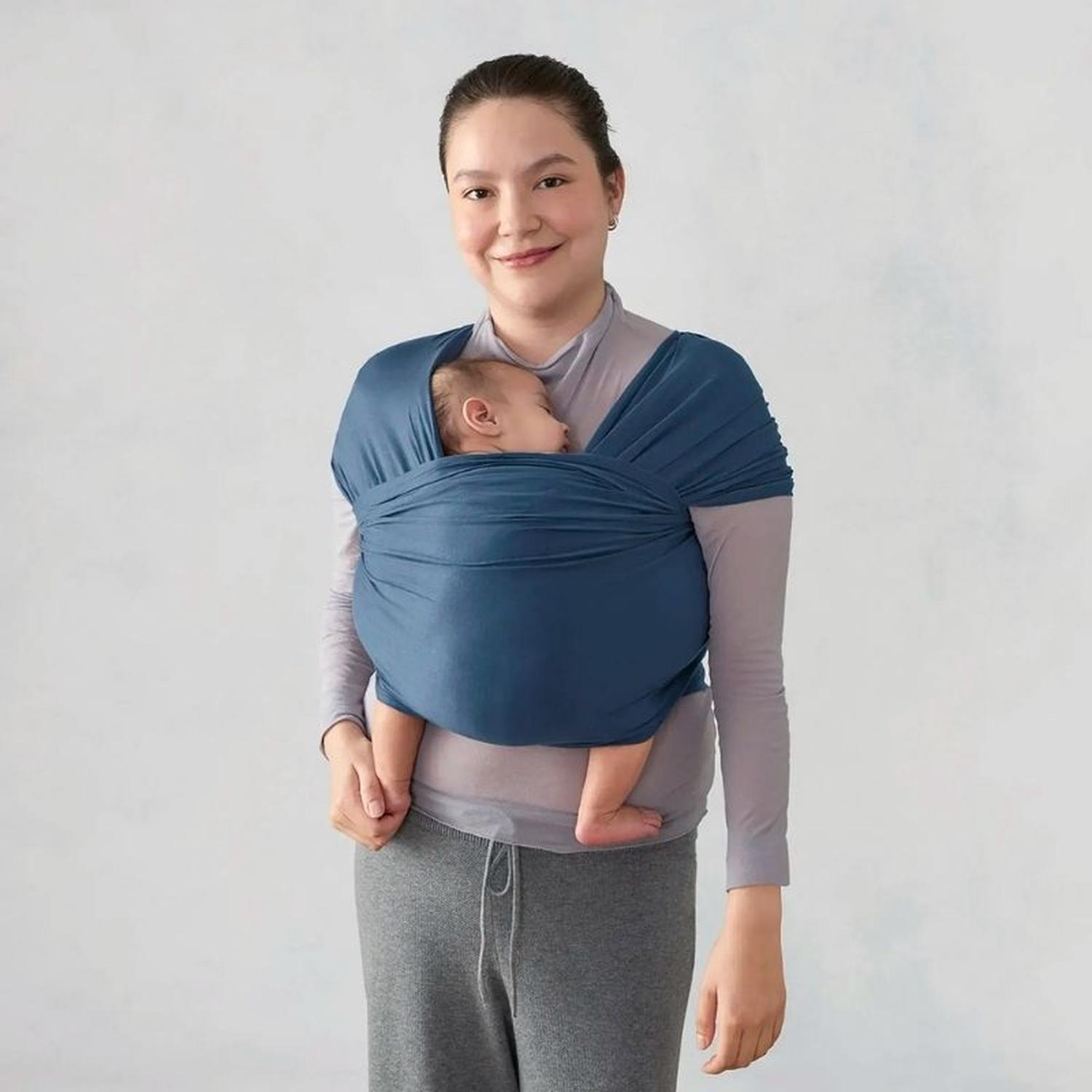 PORTABEBES TIPO FULAR ERGOBABY AURA - AZUL - 3