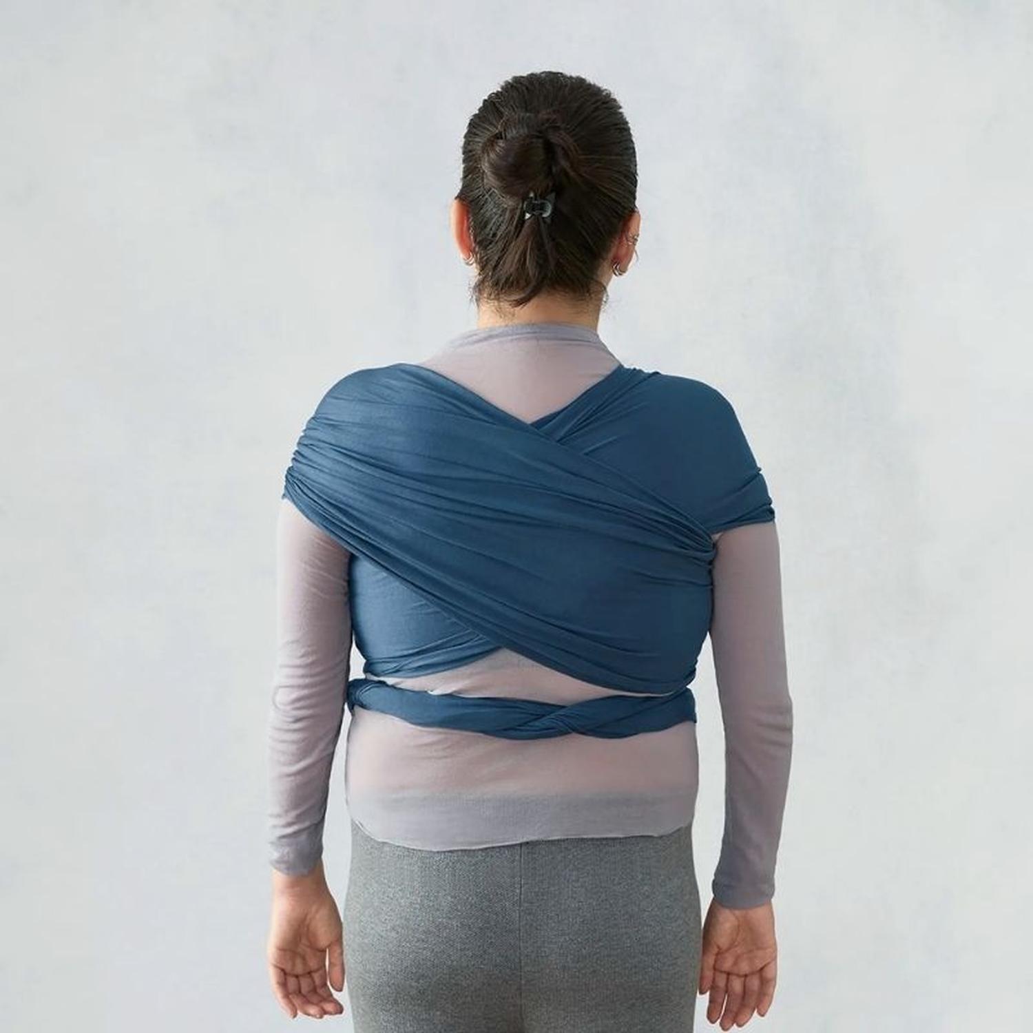 PORTABEBES TIPO FULAR ERGOBABY AURA - AZUL - 5