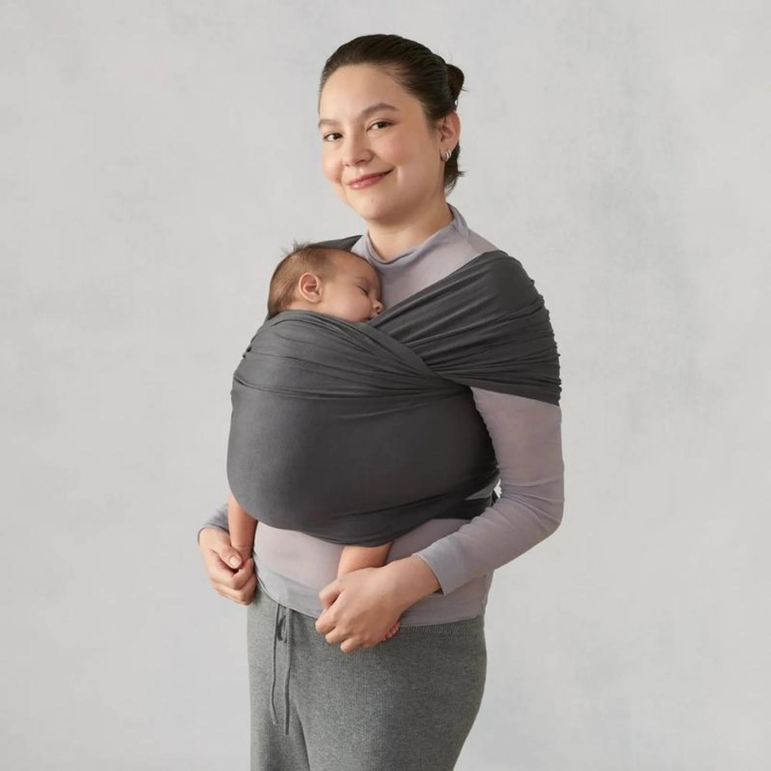 PORTABEBES TIPO FULAR ERGOBABY AURA - NEGRO - 2
