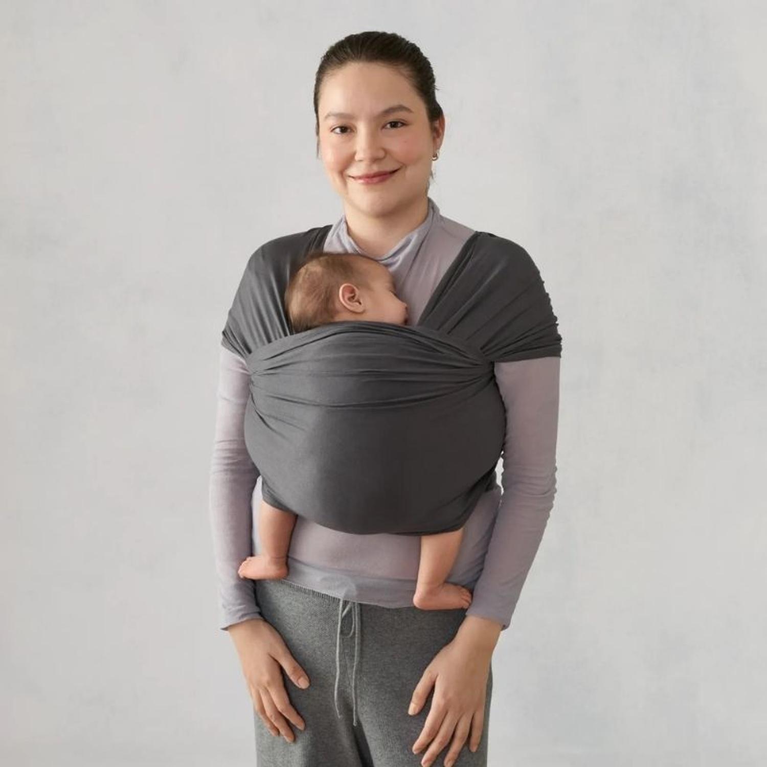 PORTABEBES TIPO FULAR ERGOBABY AURA - NEGRO - 3