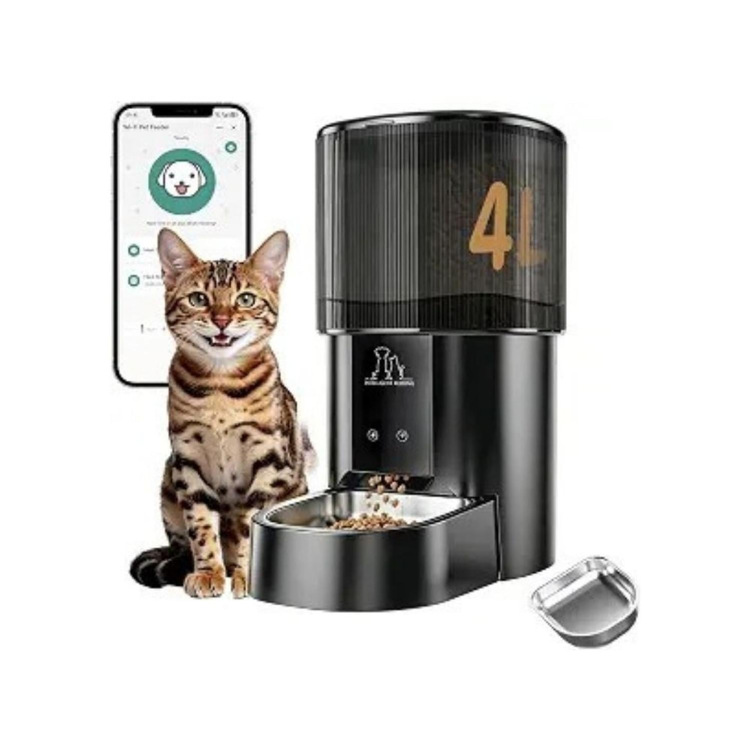 COMEDERO AUTOMÁTICO PARA GATOS WIFI 4 L - 1