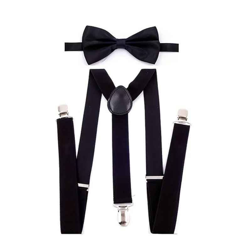 SET VINTAGE PARA HOMBRE SOMBRERO, TIRANTES Y CORBATÍN ELEGANTE - 3