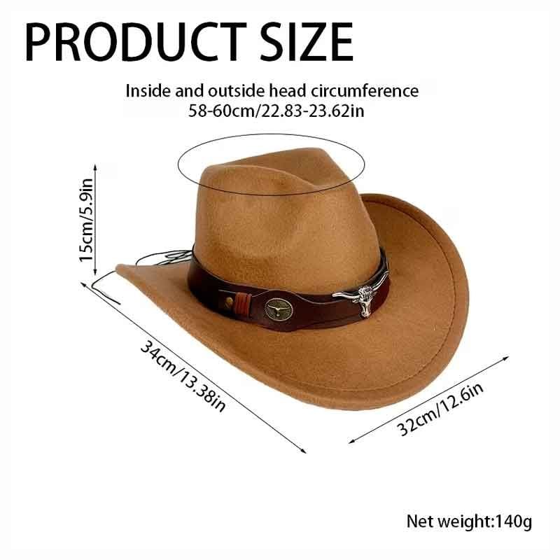 SET SOMBRERO VAQUERO Y PAÑOLETA PARA HOMBRE Y MUJER - 3
