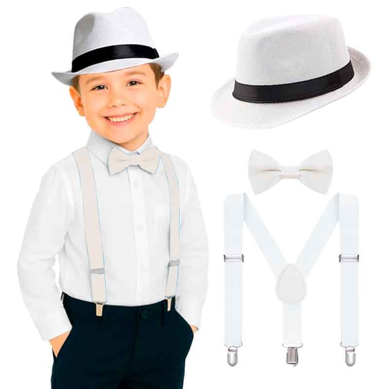 SET  NIÑO ACCESORIOS PARA FIESTA RETRO 3 UNIDADES - 1