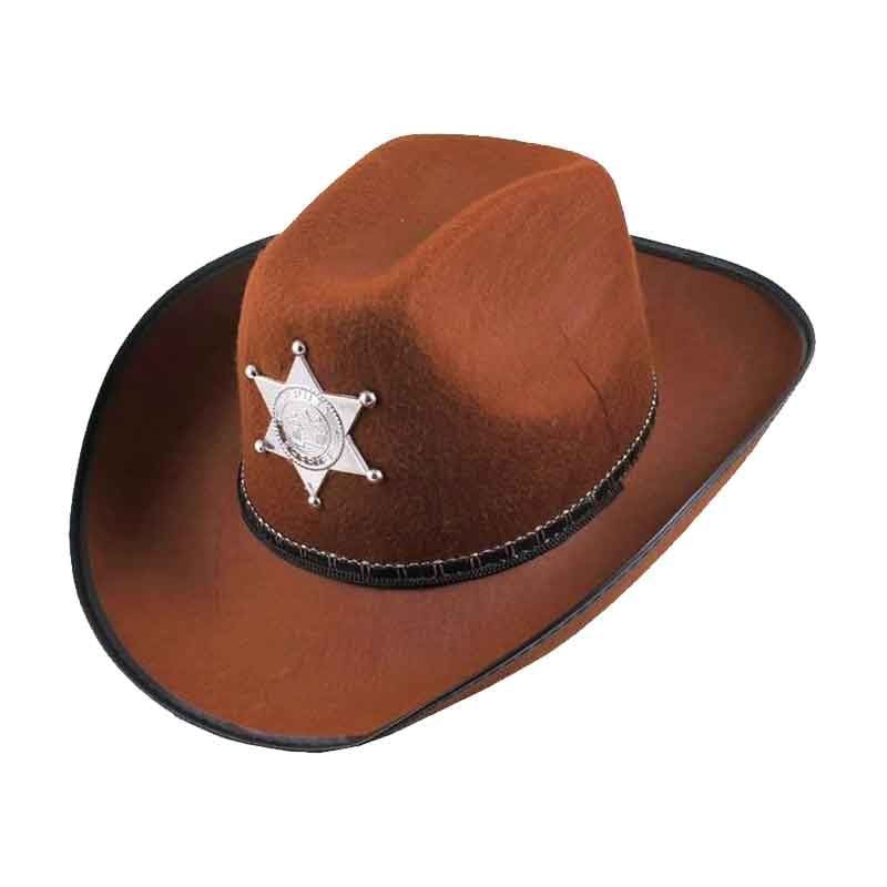 SET ACCESORIOS VAQUERA NIÑA SOMBRERO COWBOY CON PAÑUELO PARA DISFRAZ - 3