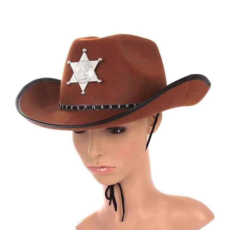 ACCESORIOS DE VAQUERA PARA NIÑA SOMBRERO OESTE COWBOY CON BANDANA - 2