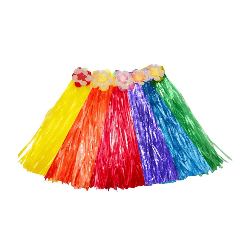 FALDA HAWAIANO LUAU SET 5 PRODUCTOS NIÑA - 2