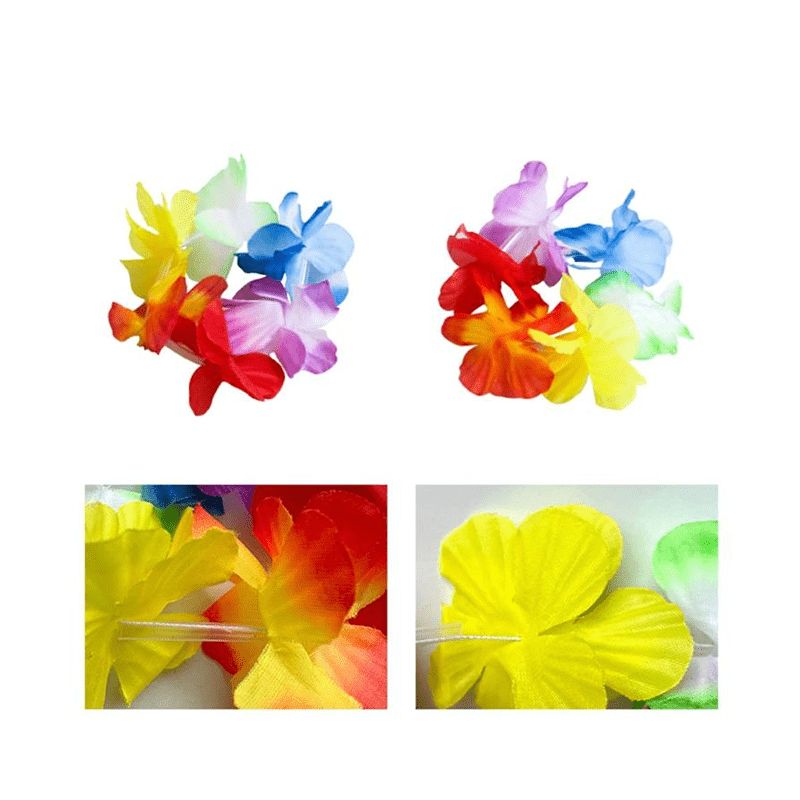 FALDA HAWAIANO LUAU SET 5 PRODUCTOS NIÑA - 3