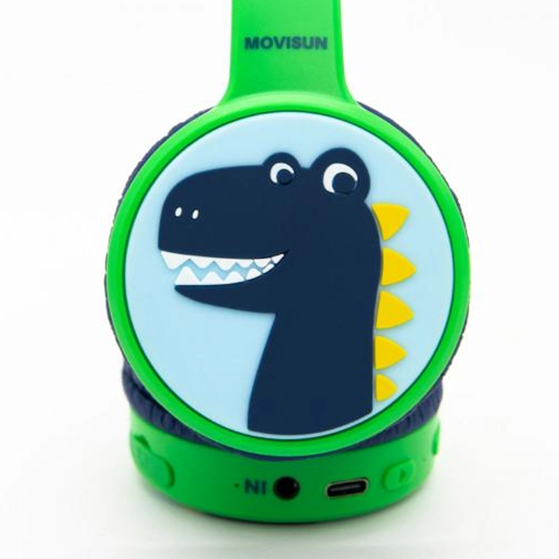 AUDÍFONOS BLUETOOTH MOVISUN URBAN KIDS DINOSAURIO - 2