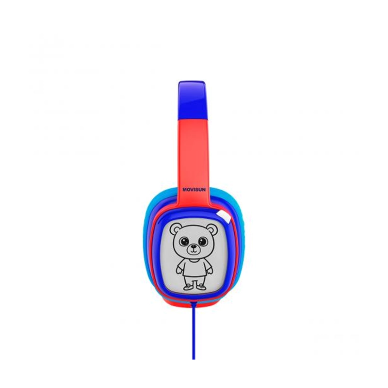 AUDÍFONOS BLUETOOTH MODELO MOVISUN URBAN KIDS 2 ROSADOS - 2
