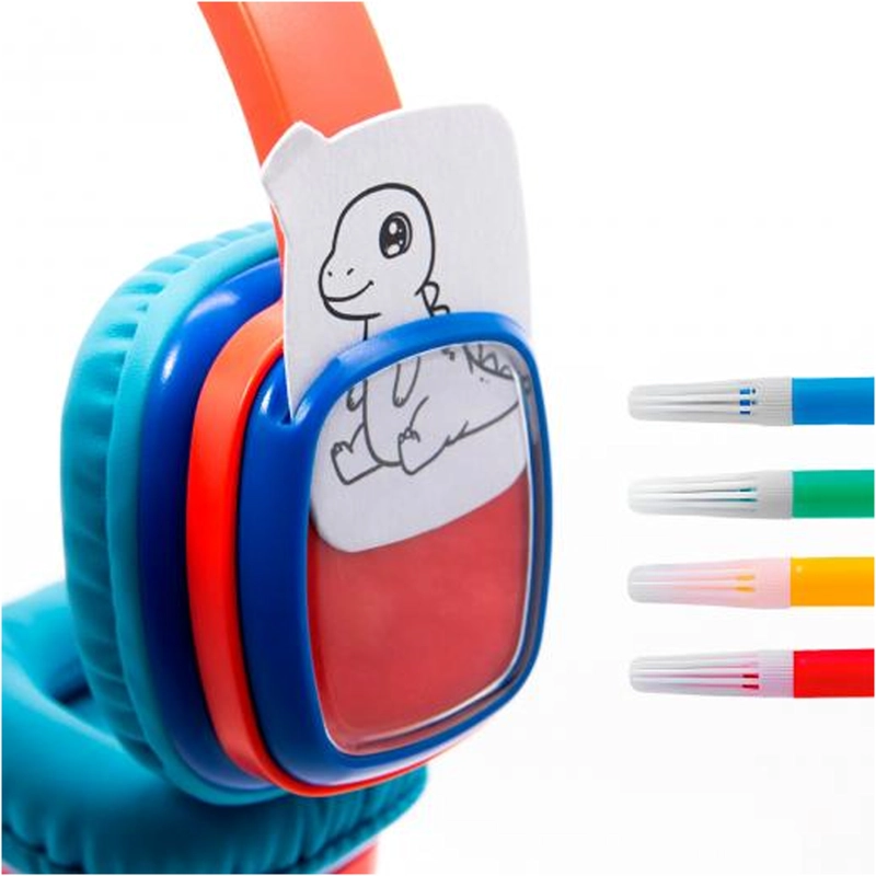 AUDÍFONOS BLUETOOTH MODELO MOVISUN URBAN KIDS 2 ROSADOS - 3