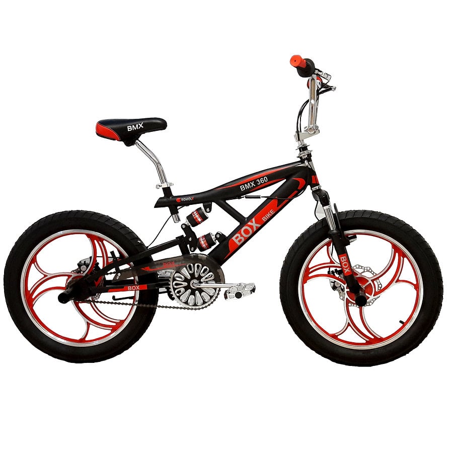 BICICLETA BMX ARO 20 CON TRIPLE SUSPENSIÓN, FRENOS DE DISCO Y AROS DE MAGNESIO - 1