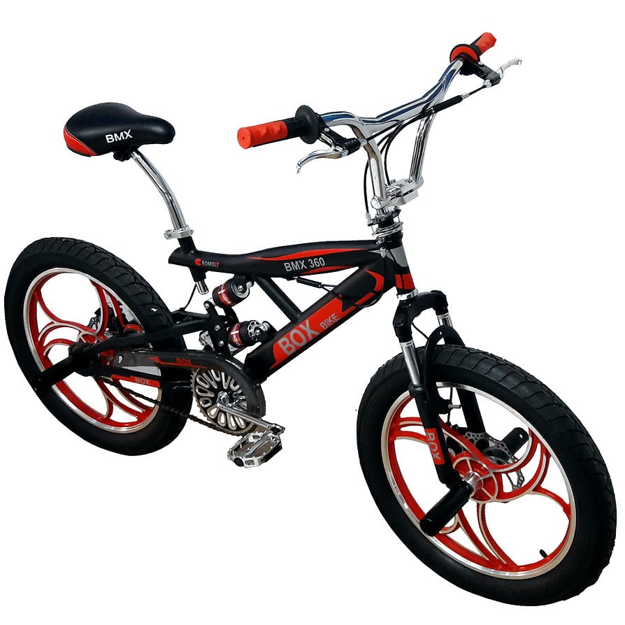 BICICLETA BMX ARO 20 CON TRIPLE SUSPENSIÓN, FRENOS DE DISCO Y AROS DE MAGNESIO - 2