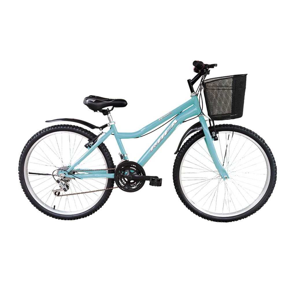 BICICLETA DE DAMA MTB MAYDOL CON CANASTA AMPLIA Y 18 VELOCIDADES COLOR VERDE - 1