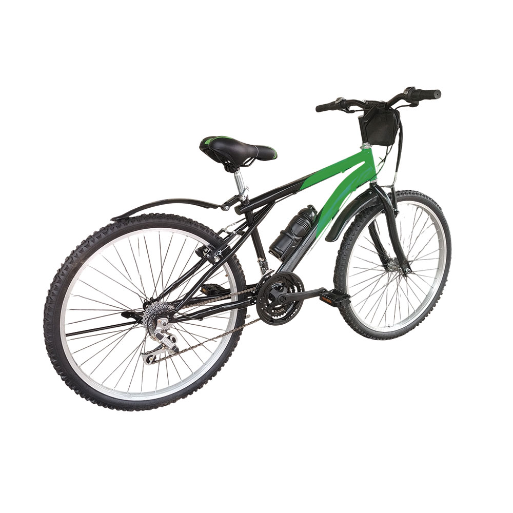 BICICLETA CLÁSICA MTB ARO 26 MODELO MAYDOL CON 18 VELOCIDADES - TOMATODO Y MOCHILITA - 3