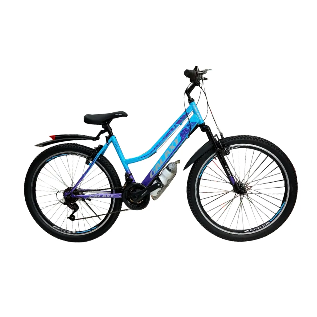 BICICLETA MTB ARO 26 DAMA 21V ACERO SUSPENSIÓN DELANTERA FRENOS V-BRAKE - 1