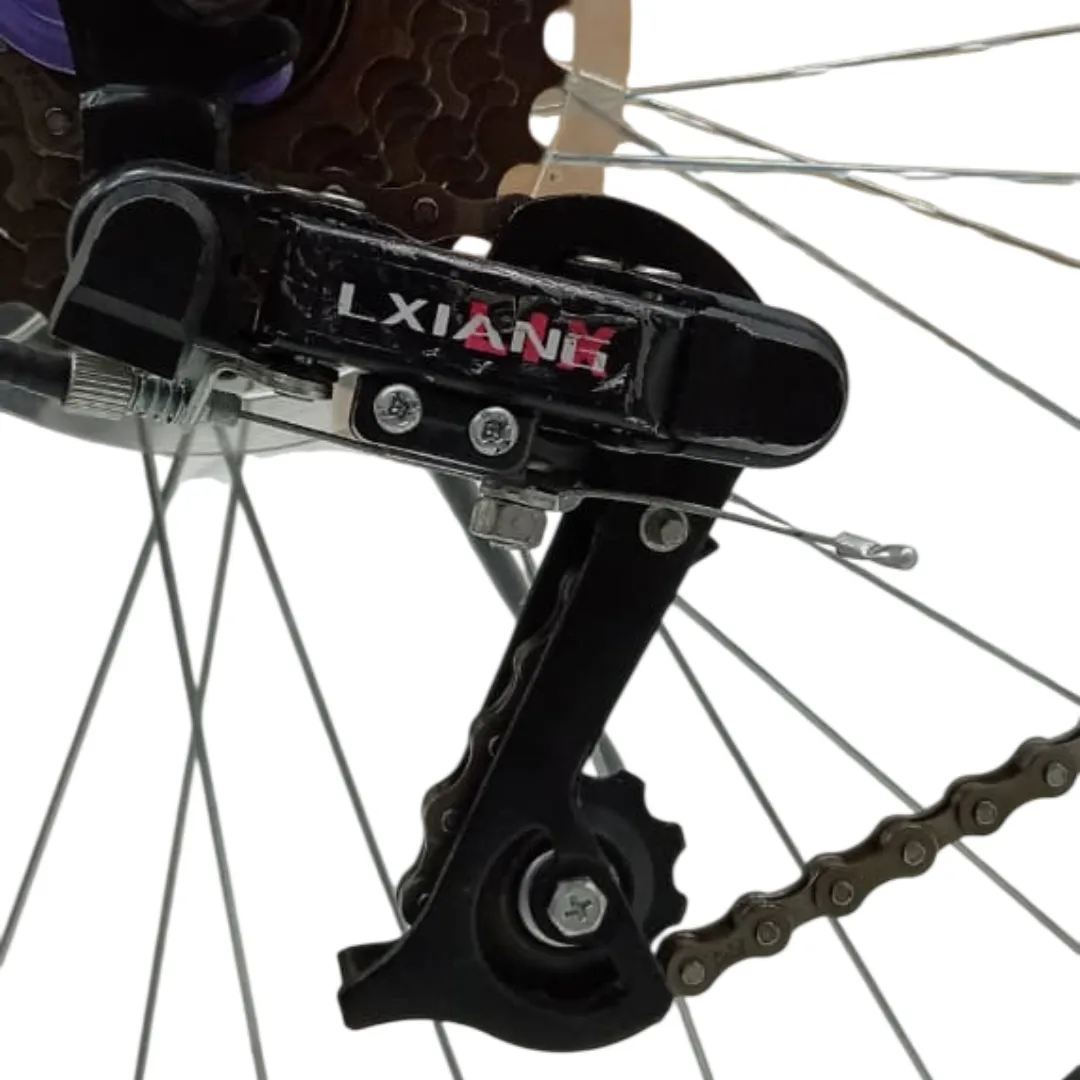 BICICLETA MTB ARO 26 DAMA 21V ACERO SUSPENSIÓN DELANTERA FRENOS V-BRAKE - 5