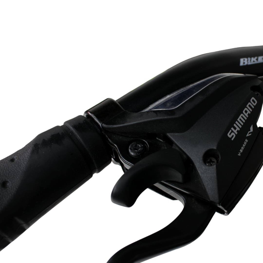 BICICLETA MONTAÑERA ROMA ARO 26 - CUADRO DE ALUMINIO Y SHIMANO 21V AMARILLO - 5
