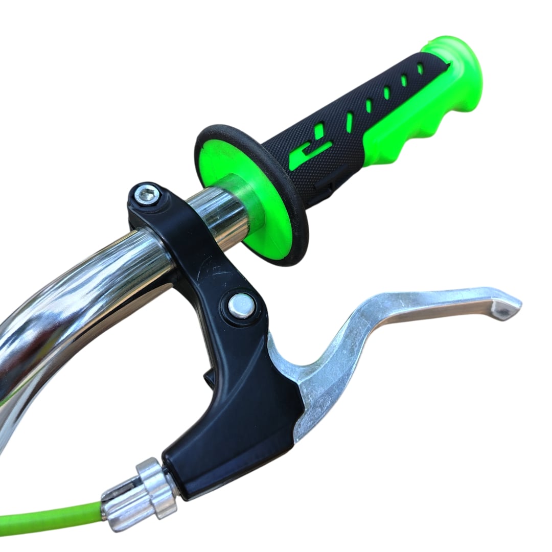 BICICLETA BMX ARO 20 SUSPENSIÓN NEGRO CON VERDE - 7