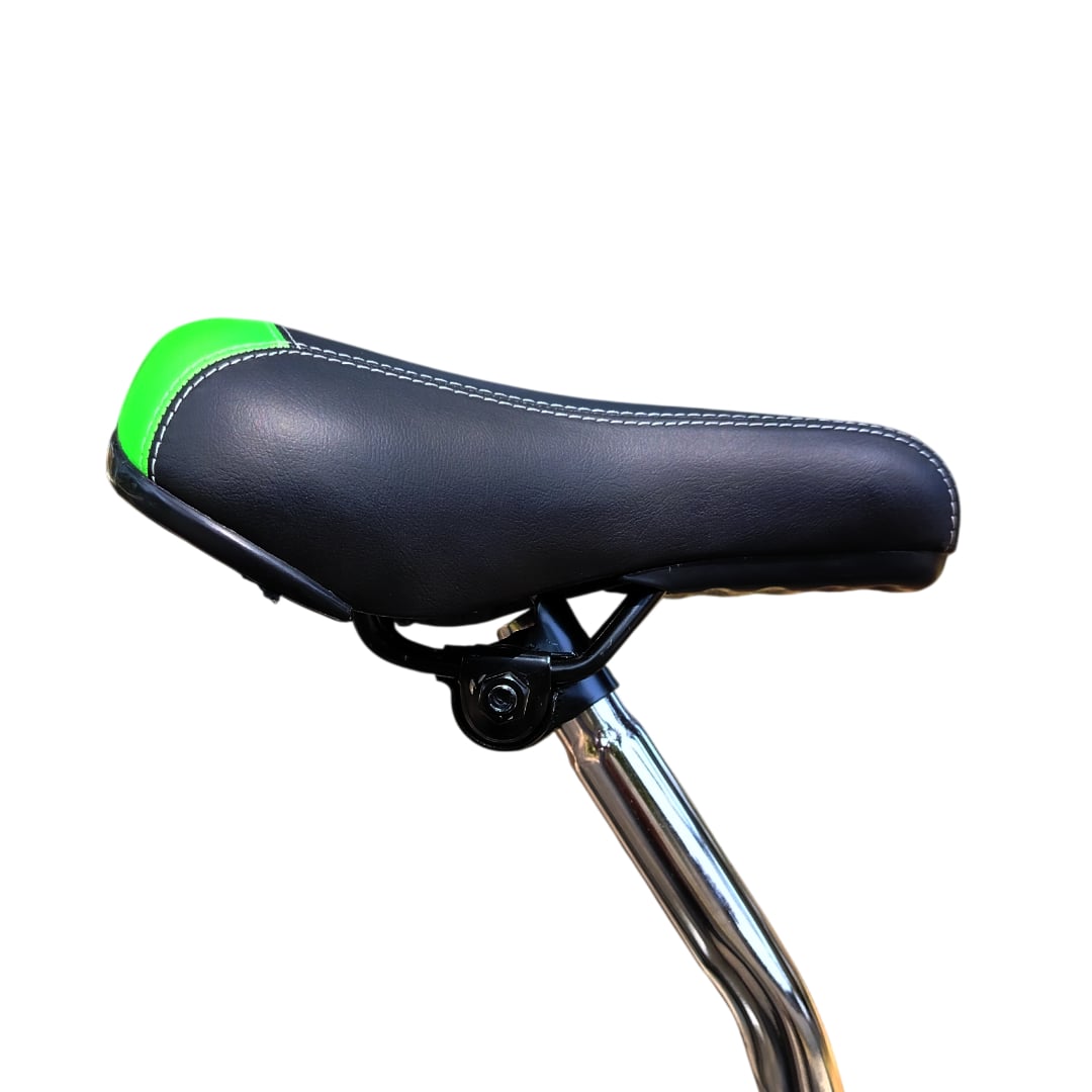 BICICLETA BMX ARO 20 SUSPENSIÓN NEGRO CON VERDE - 8