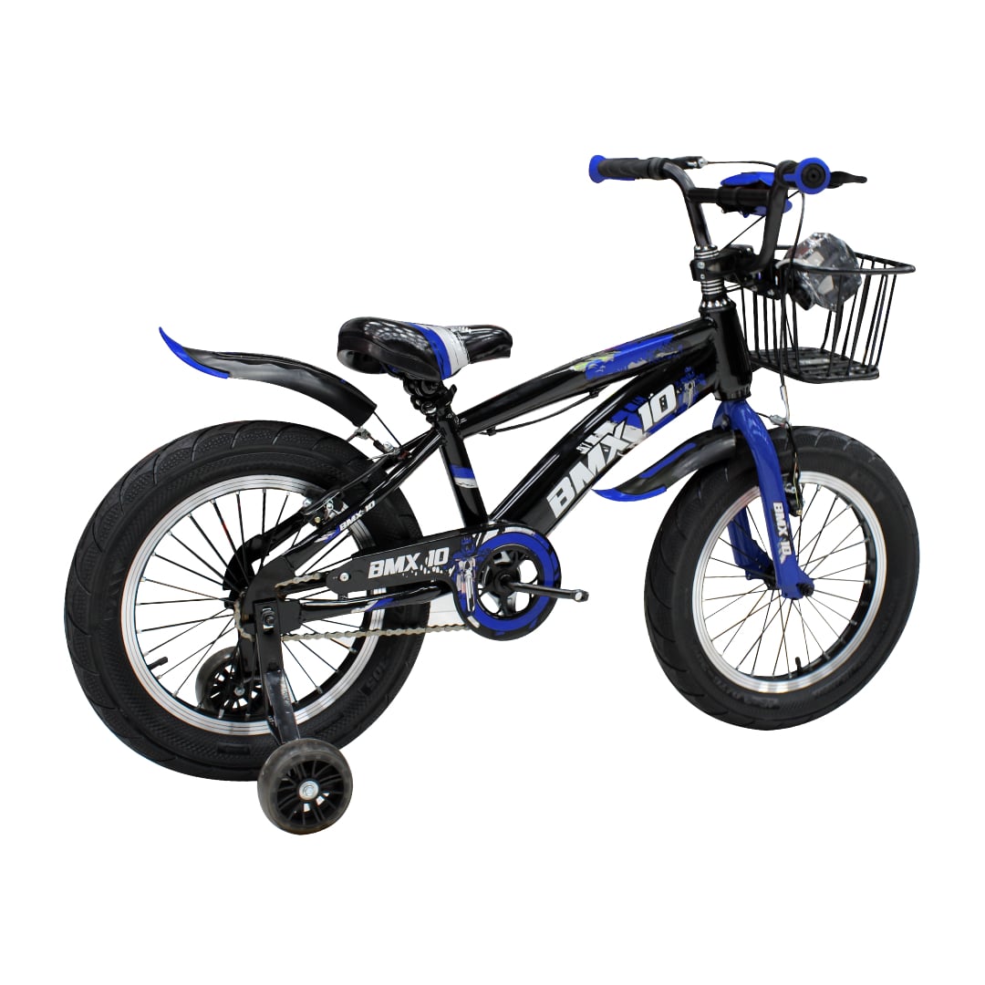 BICICLETA BMX ARO 16 PARA NIÑOS CON LUZ DELANTERA TAPABARRO Y CANASTA AMPLIA - 3