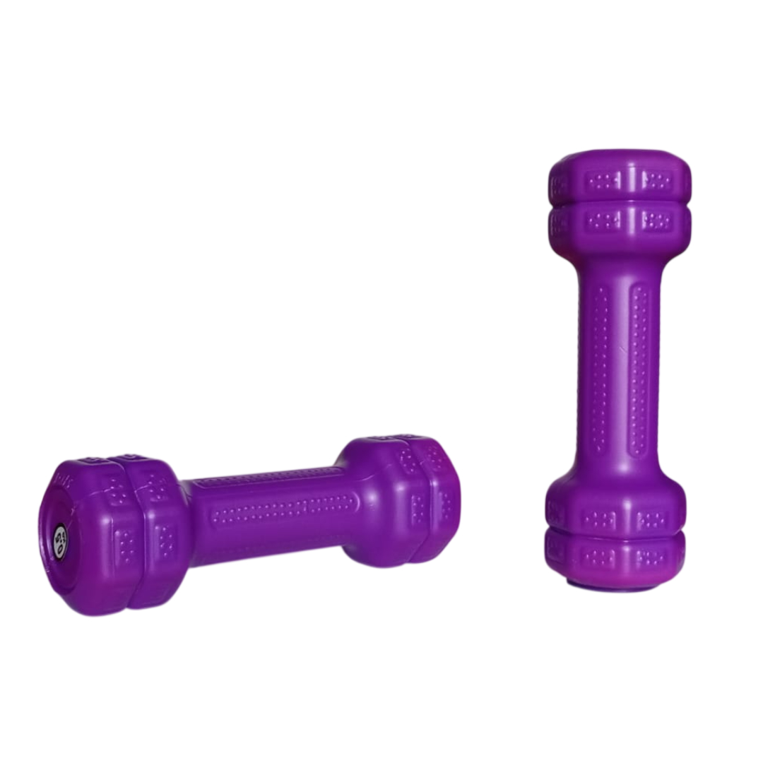 MANCUERNAS DE VINIL 0.5 KG (PAR) – PESAS ANTIDESLIZANTES PARA FITNESS Y TONIFICACIÓN - 1