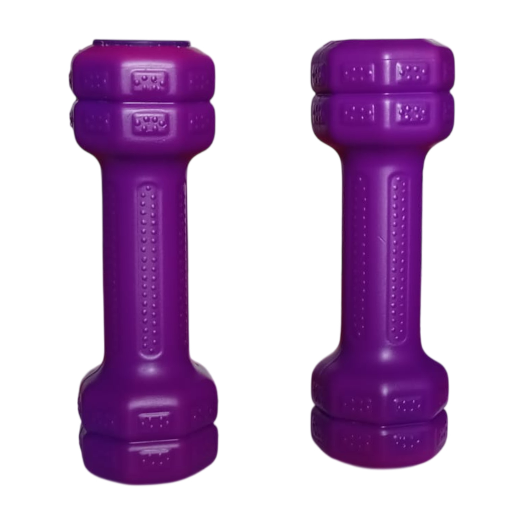MANCUERNAS DE VINIL 0.5 KG (PAR) – PESAS ANTIDESLIZANTES PARA FITNESS Y TONIFICACIÓN - 2