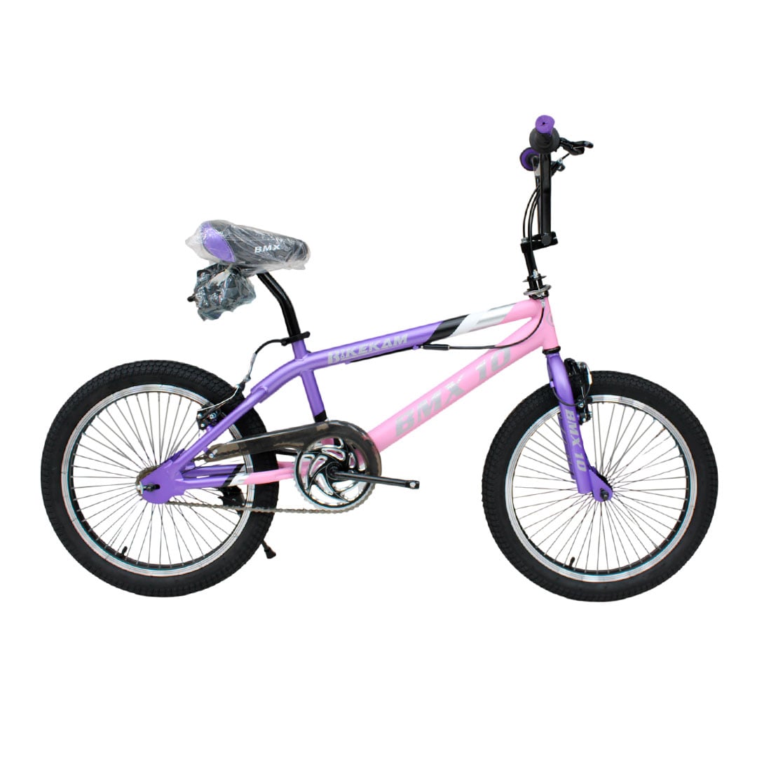 BICICLETA BMX FREESTYLE ARO 20 CON TIMÓN 360° Y 4 PEGS - 1