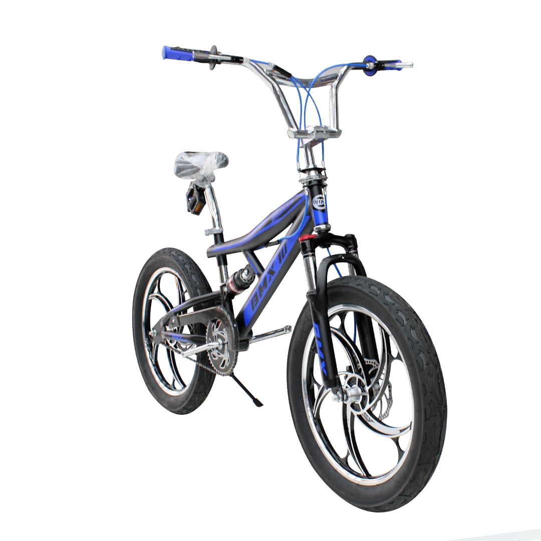 BICICLETA BMX ARO 20 CON DOBLE SUSPENSIÓN FRENOS DE DISCO Y 4 PEGS - 2